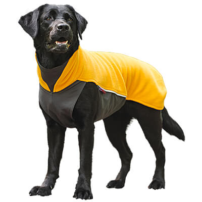 Waterproof fleece outlet dog coat